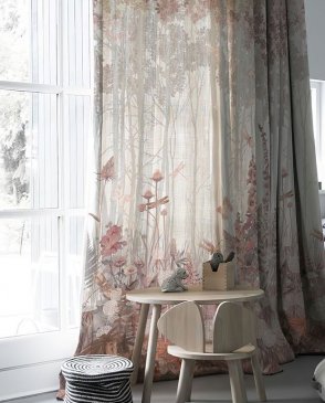 Фрески для спальни розовые Art Fabric Ткани FA1325-COL3 изображение 2