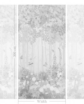 Фрески метражные с листьями Art Fabric Ткани FA1325-COL5 изображение 1