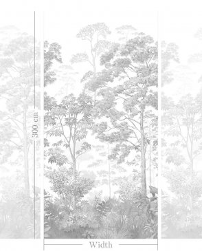 Фрески с листьями для кабинета Art Fabric Ткани FA1527-COL1 изображение 2