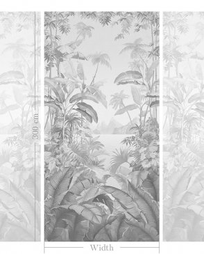 Фрески с листьями для кабинета Art Fabric Ткани FA2002-COL5 изображение 2