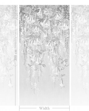 Фрески для спальни белые Art Fabric Ткани FA2007-COL6 изображение 2