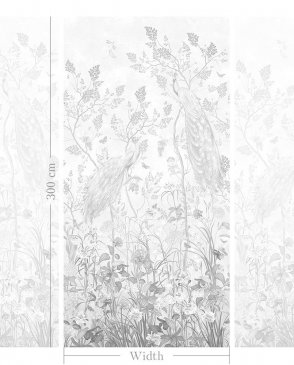 Фрески с птицами для гостиной Art Fabric Ткани FA2009-COL4 изображение 1
