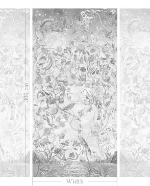 Фрески с птицами для гостиной Art Fabric Ткани FA2014-COL6 изображение 1