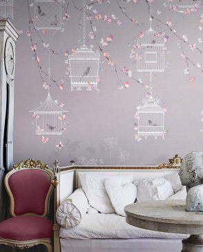 Фрески для спальни розовые Dream Forest JK32-COL2 изображение 1