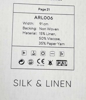 Обои метражные Pure Silk&Linen ARL006 изображение 2