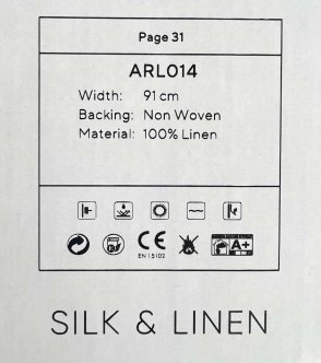 Обои метражные Pure Silk&Linen ARL014 изображение 1