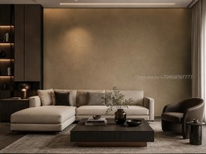 Обои под кожу в современном стиле Suede ARV002 изображение 4