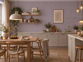 Обои однотонные сиреневые 77 цветов (Hygge 77 Colors) C4-06 изображение 7