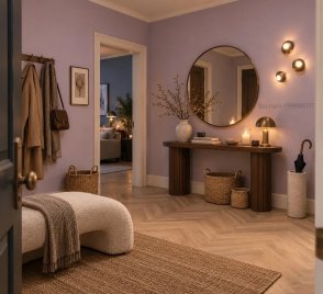Обои однотонные сиреневые 77 цветов (Hygge 77 Colors) C4-06 изображение 5