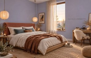 Обои однотонные фиолетовые 77 цветов (Hygge 77 Colors) C4-07 изображение 6