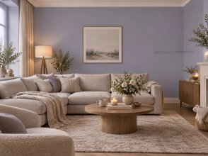 Обои однотонные фиолетовые 77 цветов (Hygge 77 Colors) C4-07 изображение 8