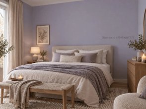 Обои однотонные фиолетовые 77 цветов (Hygge 77 Colors) C4-07 изображение 2