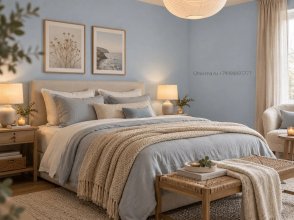 Обои однотонные голубые 77 цветов (Hygge 77 Colors) C6-01 изображение 1