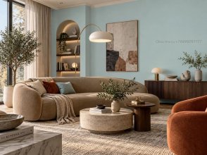 Обои однотонные мятные 77 цветов (Hygge 77 Colors) C6-04 изображение 5