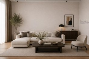 Обои однотонные бежевые Cashmere CA7303 изображение 1