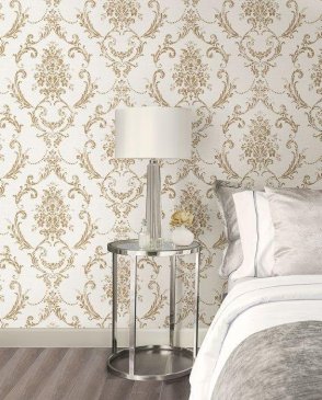 Обои Chelsea Decor Wallpapers с вензелями для спальни Tempus FD25038 изображение 1