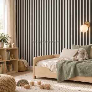 Обои в полоску темные Kids & Teens G78399 изображение 4