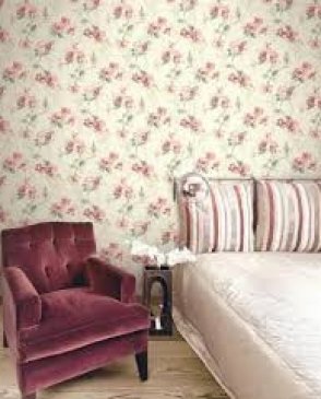Английские Обои с акварельными цветами для спальни Romance MF80509 изображение 1