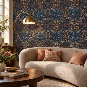 Обои в стиле У. Морриса Colours of Morris MOW0165-02 изображение 3