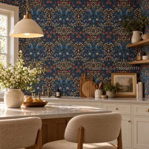 Обои в стиле У. Морриса Colours of Morris MOW0165-02 изображение 4