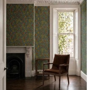 Обои голубые Colours of Morris MOW0167-02 изображение 1