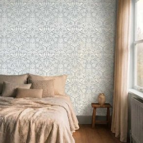 Обои голубые Colours of Morris MOW0172-02 изображение 1