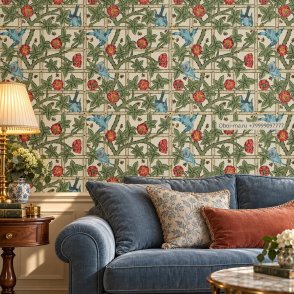 Обои в стиле У. Морриса Colours of Morris MOW0173-01 изображение 3