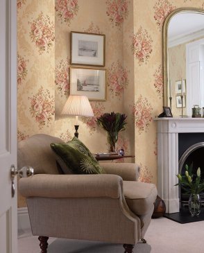 Обои с вензелями для кабинета Kashmir nk90708 изображение 1