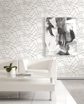 Обои Casa Mia с абстрактным рисунком Graphite RM90702 изображение 1