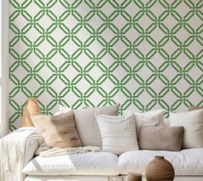 Обои с геометрическим рисунком белые Wanderlust T45051 изображение 2