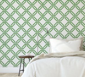 Обои с геометрическим рисунком белые Wanderlust T45051 изображение 3