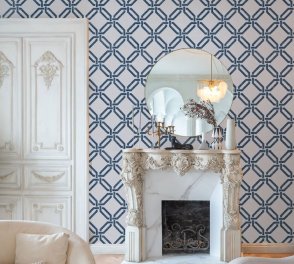 Обои с геометрическим рисунком белые Wanderlust T45052 изображение 3