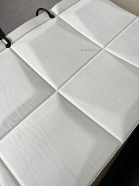 Обои белые Volume Touch Tiles TSQ007 изображение 5