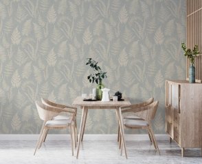 Обои Sanderson, Zambaiti Parati, Wall Up в морском стиле, с листьями Step-Up W185106 изображение 1