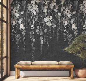 Обои панно с цветами Tea Garden 2 ZA8058M изображение 2