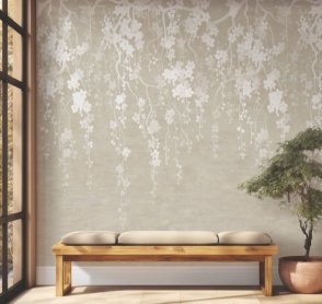 Обои панно с цветами Tea Garden 2 ZA8059M изображение 2